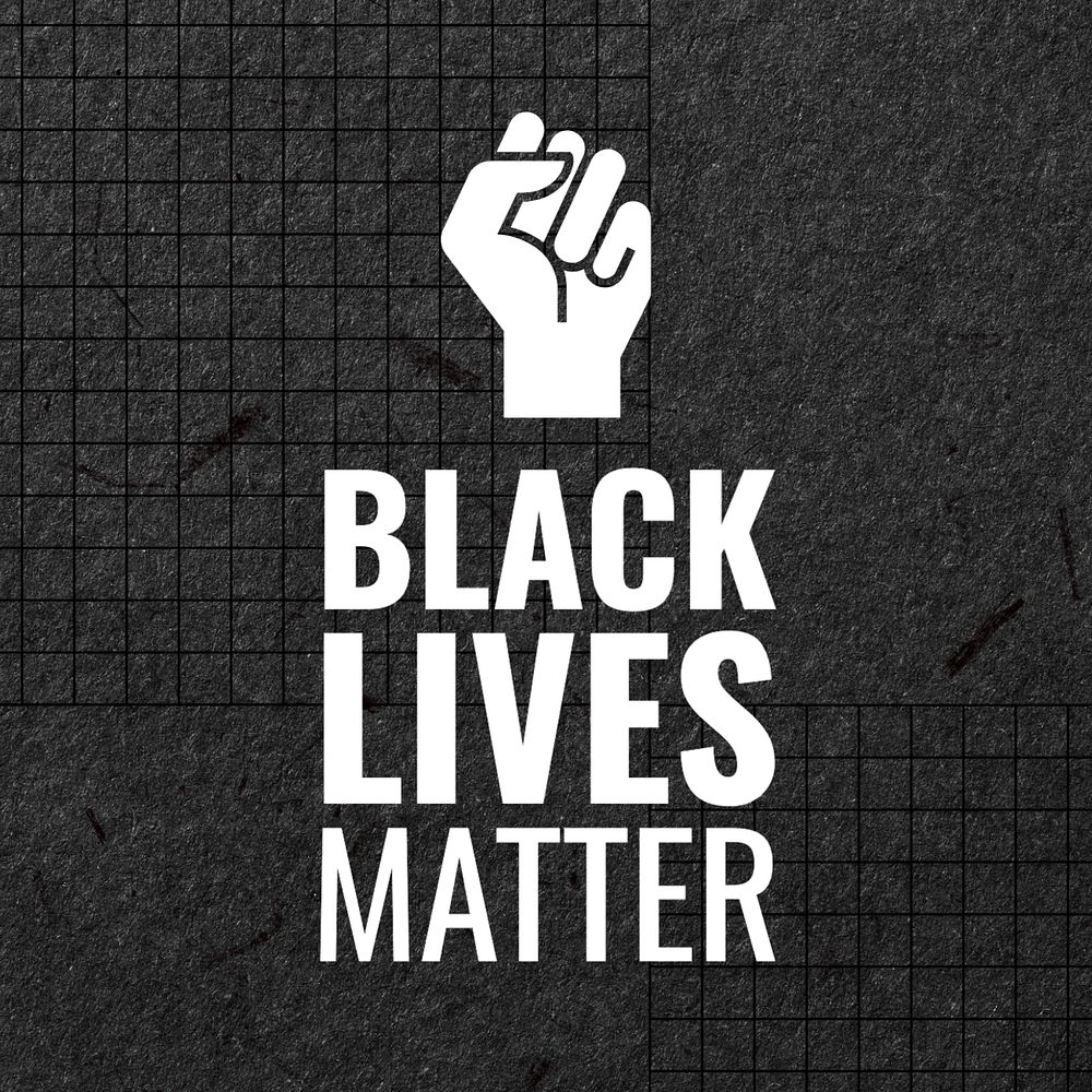 Black lives matter Instagram post template, editable text