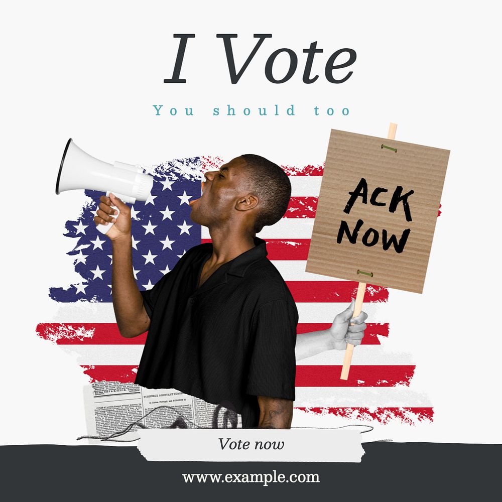 I voted Instagram post template, editable design