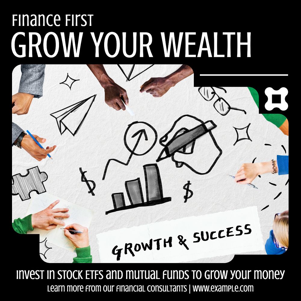 Investment & finance Instagram post template