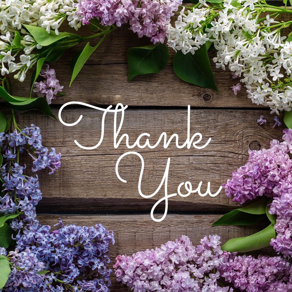 Thank you Instagram post template, editable text