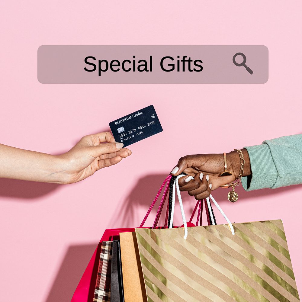 Special gifts Instagram post template, editable text