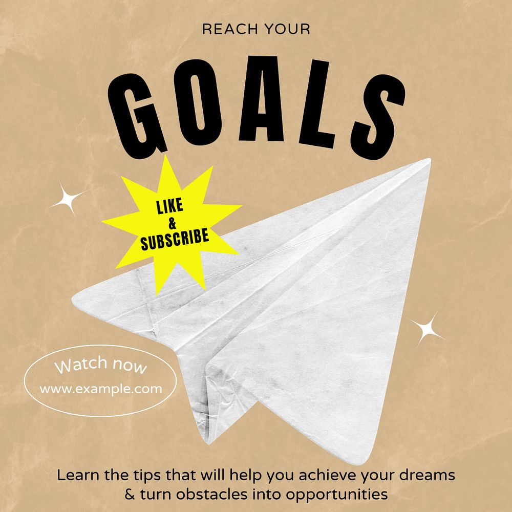 Reach your goals