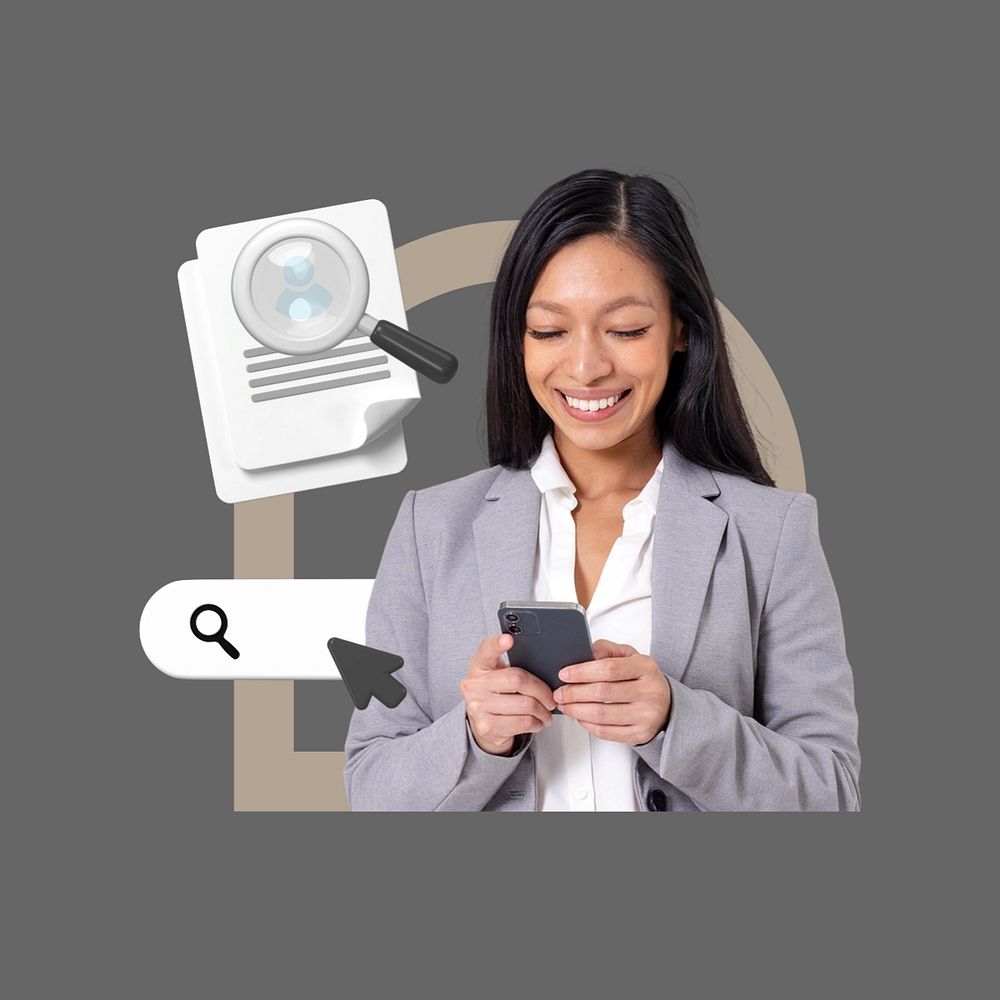 3d HR manager editable design