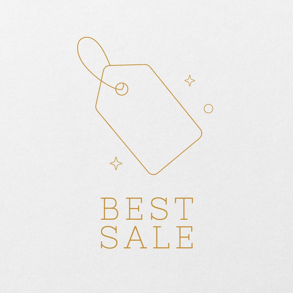 Best sale logo template, editable text