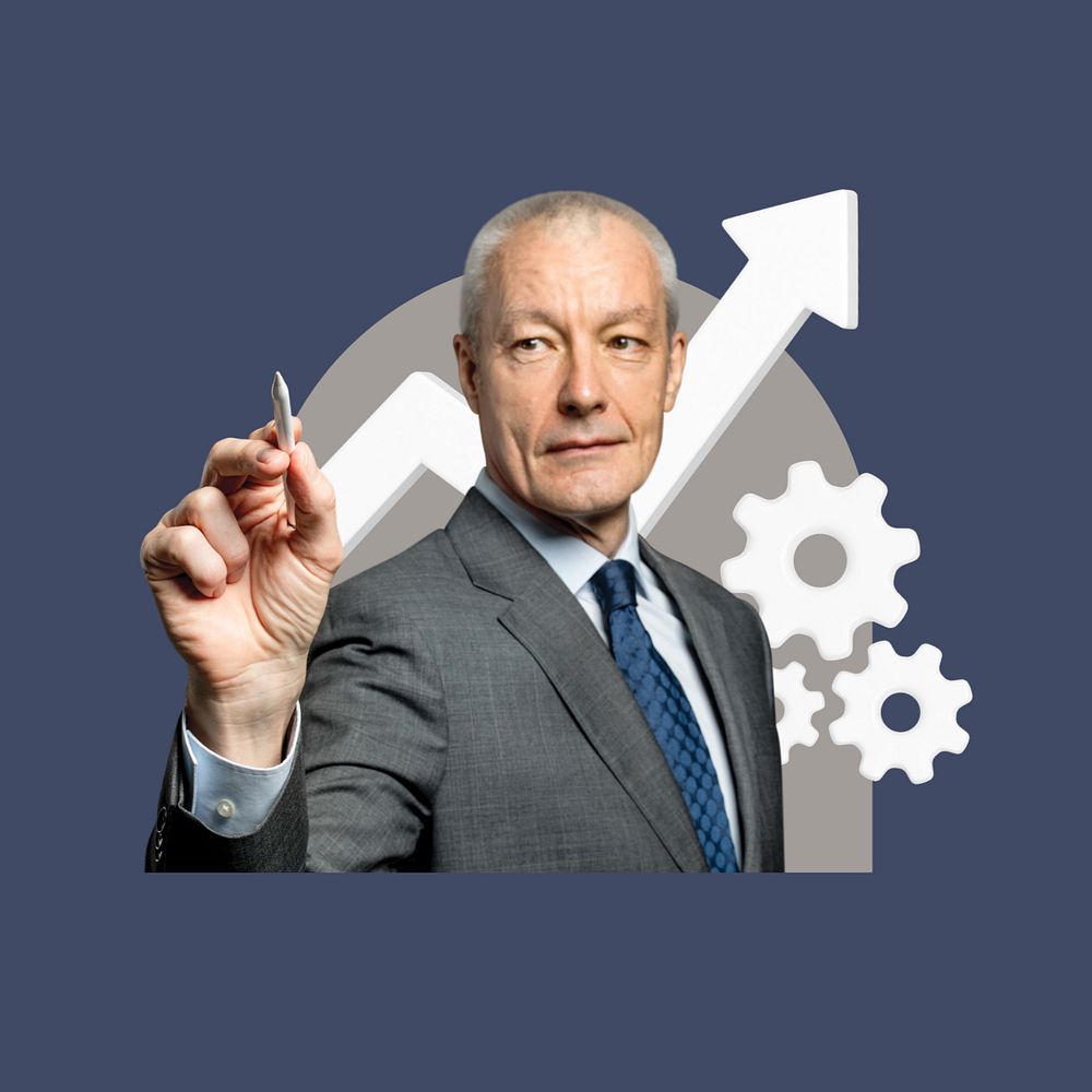 3d business development manager editable design