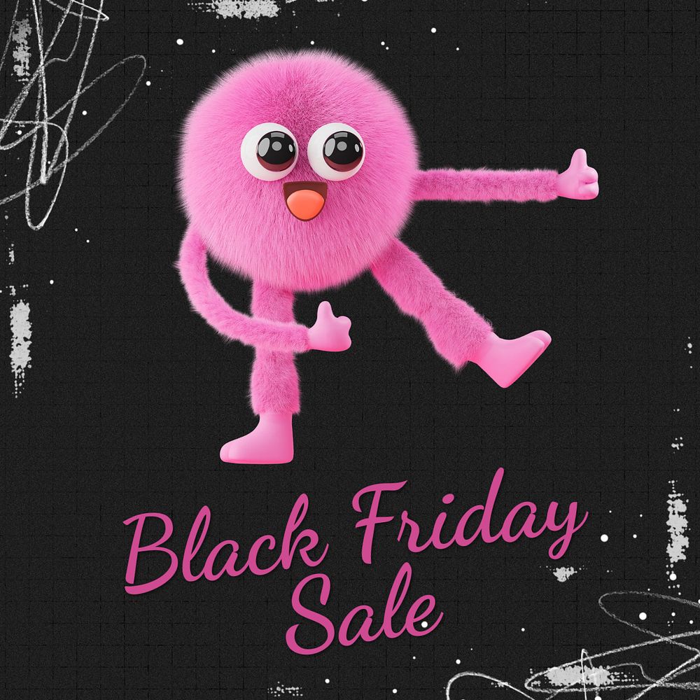 Black Friday Instagram post template, editable text