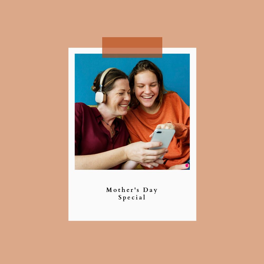 Mother's day special  Instagram post template, editable text