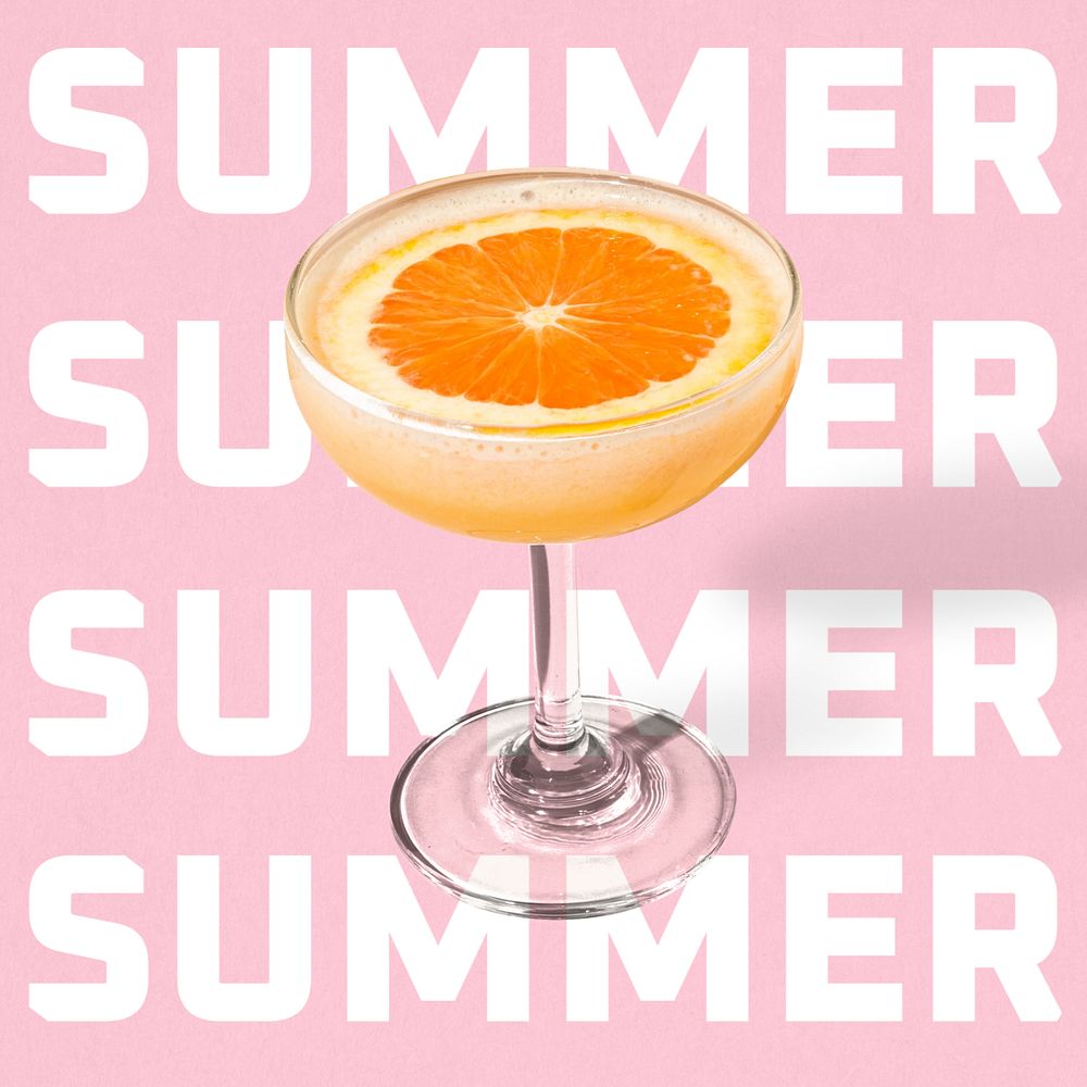 Summer Instagram post template, editable text