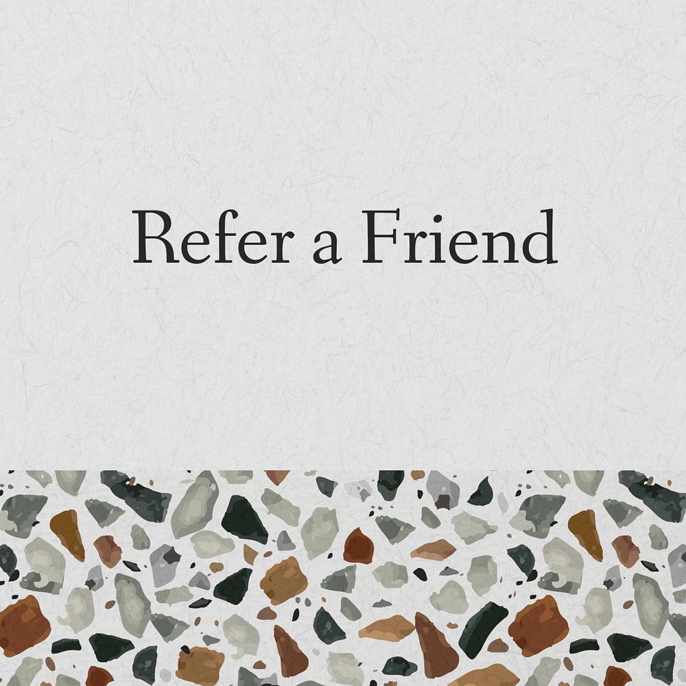 Refer a friend  Instagram post template, editable text