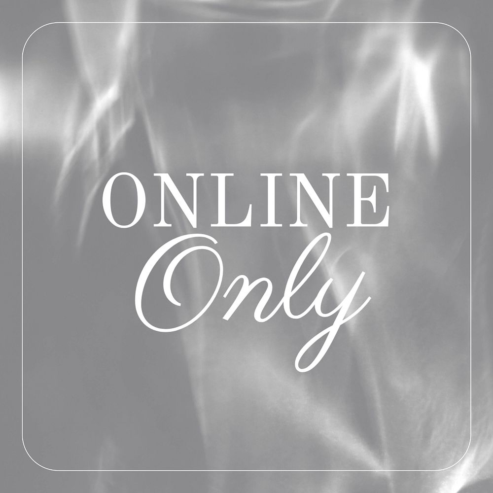 Online only Instagram post template, editable text