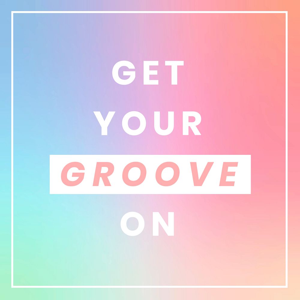 Dance & groove Instagram post template, editable text