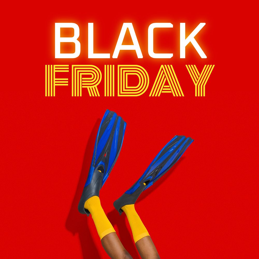 Black Friday Instagram post template, editable text