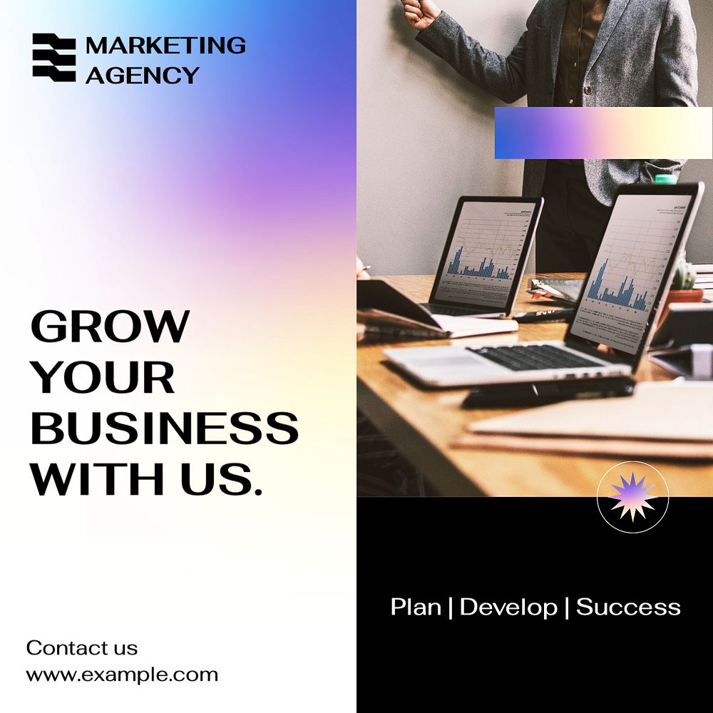 Business consultation  Instagram post template, editable text