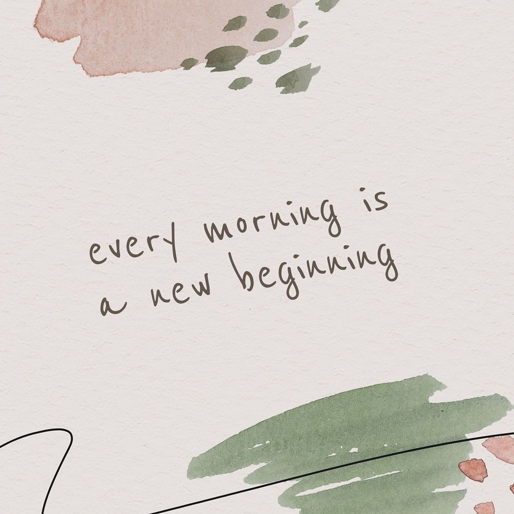 Positivity quote instagram post template, memphis, editable text