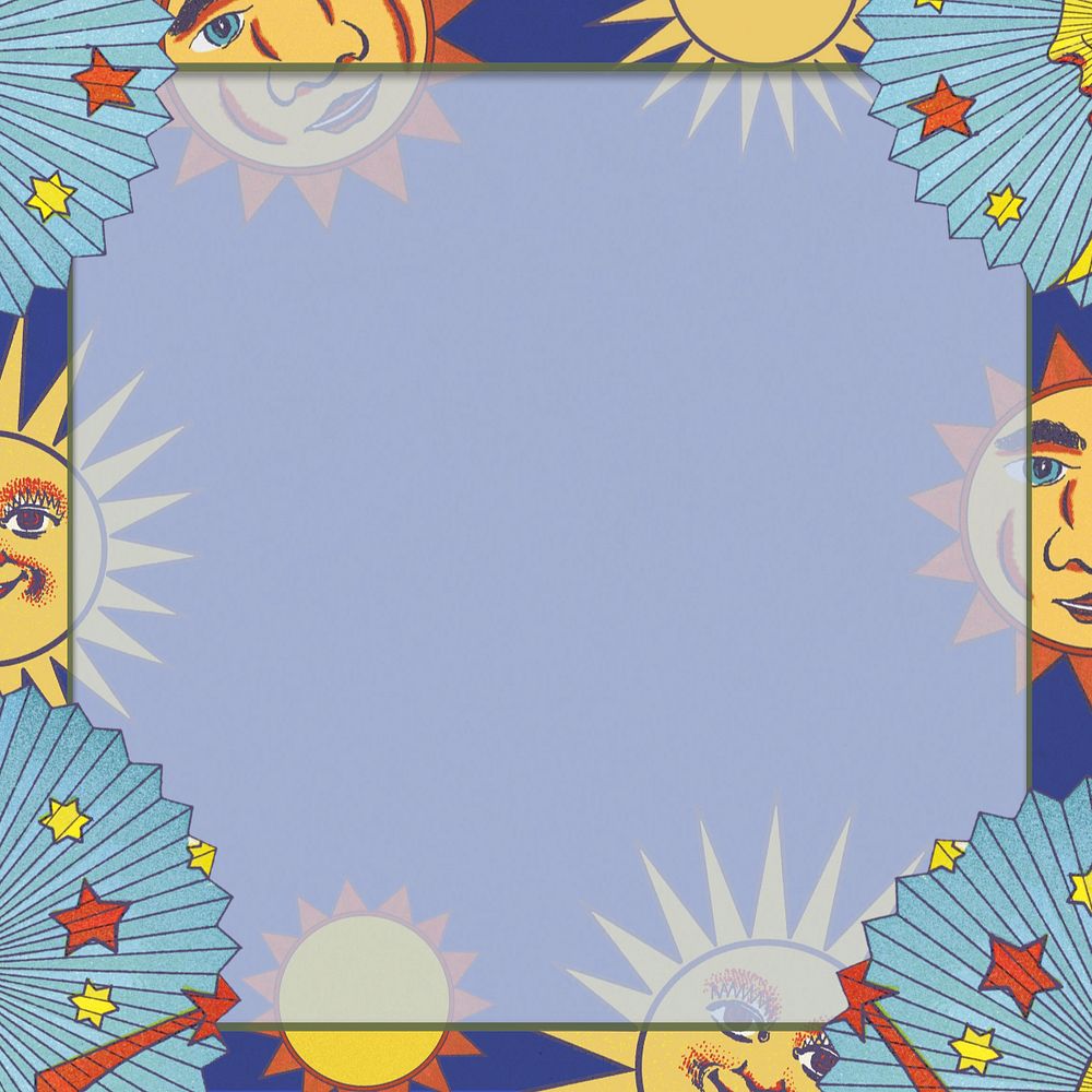 Crayfish party lantern frame background, editable design