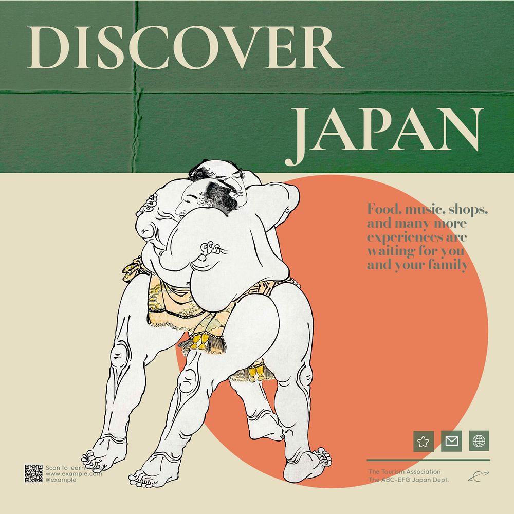 Discover Japan Instagram post templates