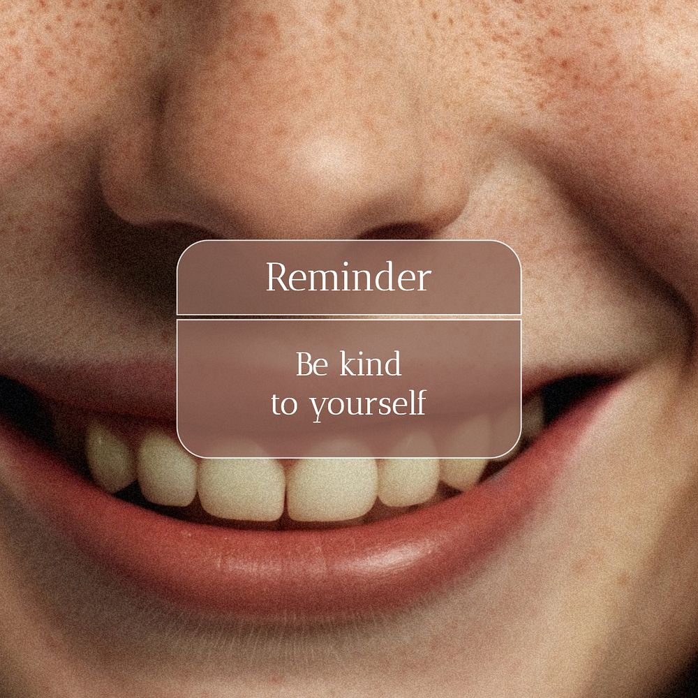 Reminder Instagram post template, editable text