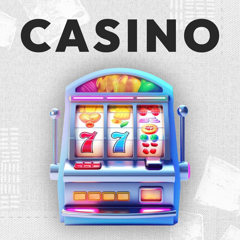 Casino Instagram post template, editable text