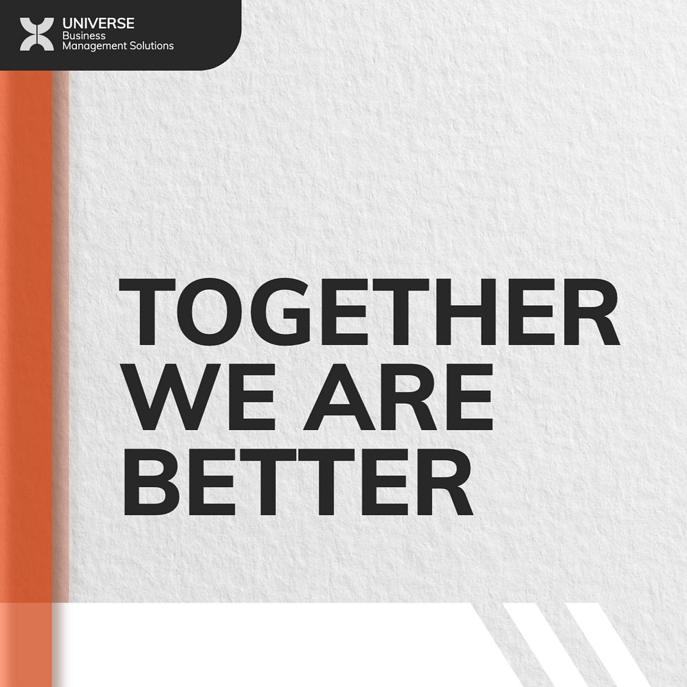 Together we're better Instagram post template, editable text