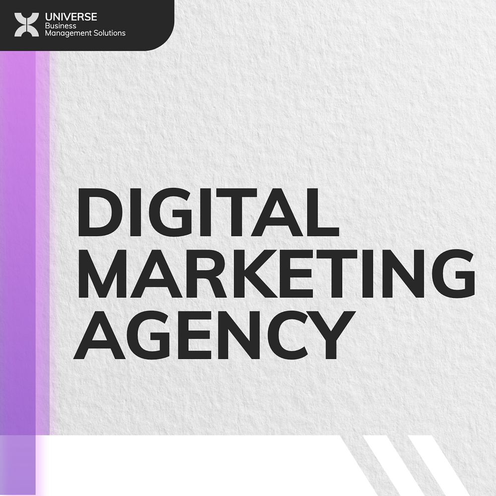 Digital Marketing Agency Instagram post template, editable text