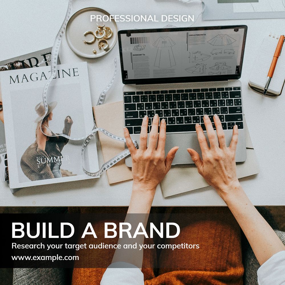 Start-up business brand Facebook post template, editable design