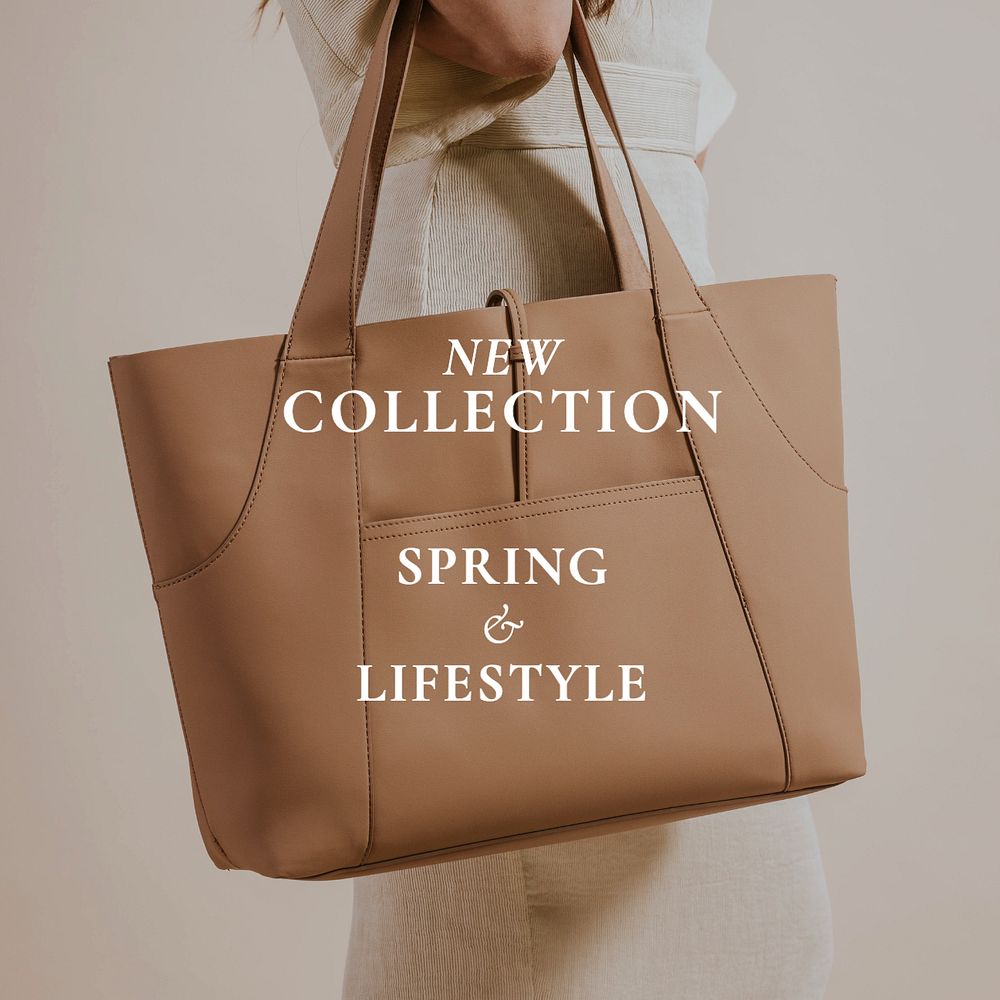 New spring collection Instagram post template