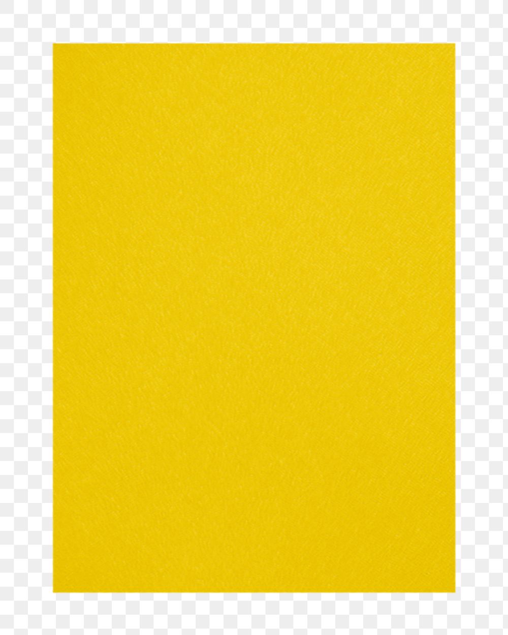 Poster mockup, realistic yellow paper 