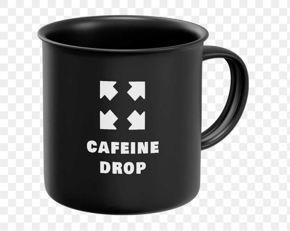 Coffee mug mockup, realistic product design