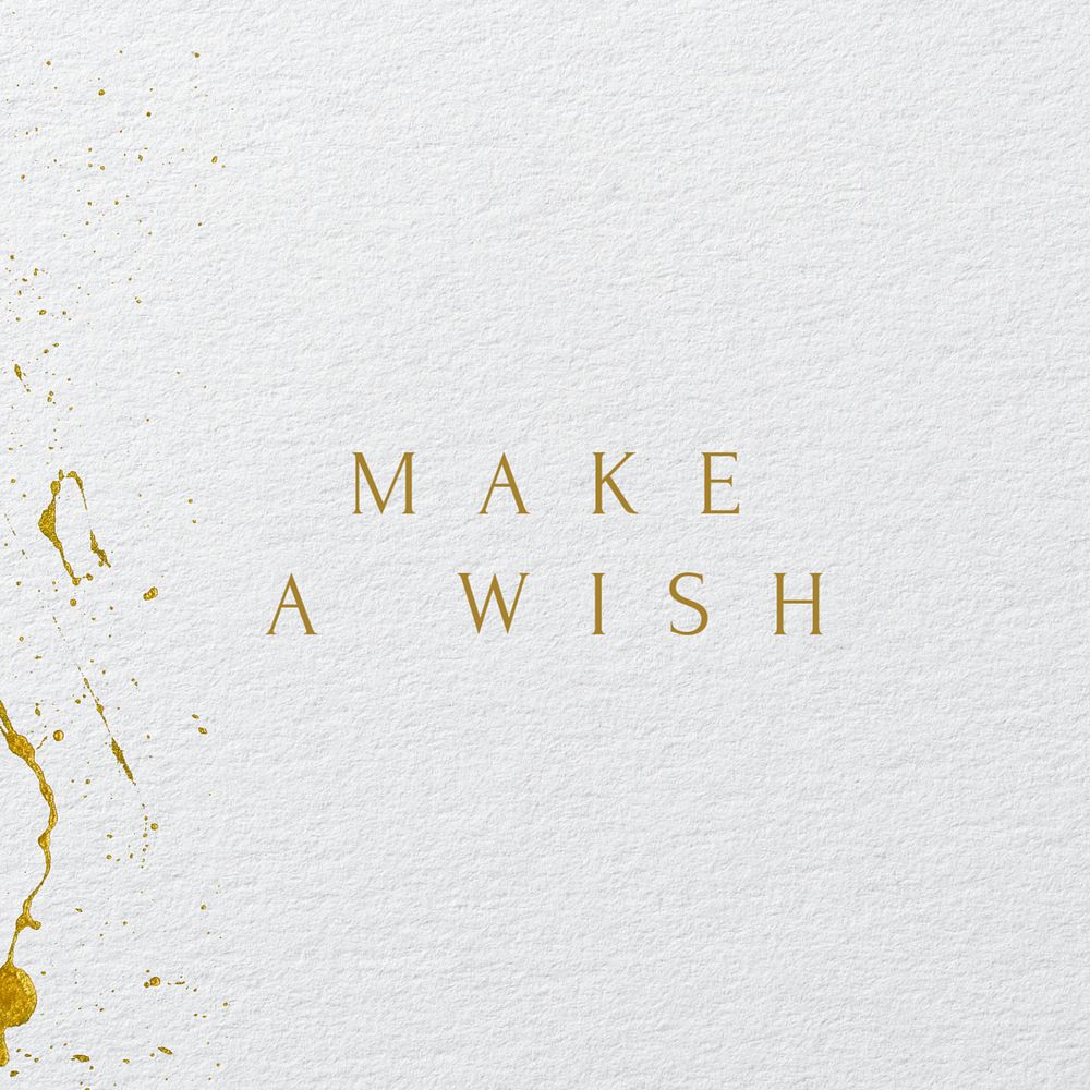 Make a wish Instagram post template, editable text