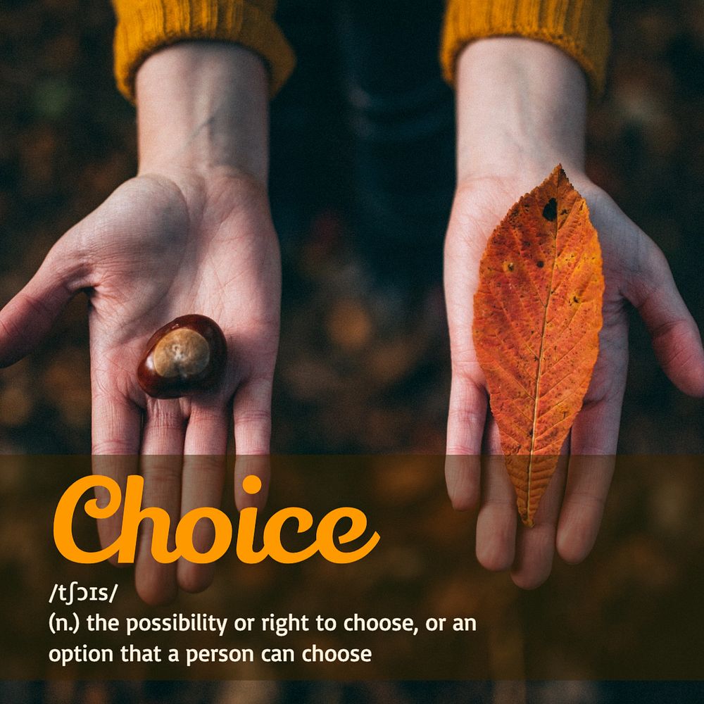 Choice Instagram post template