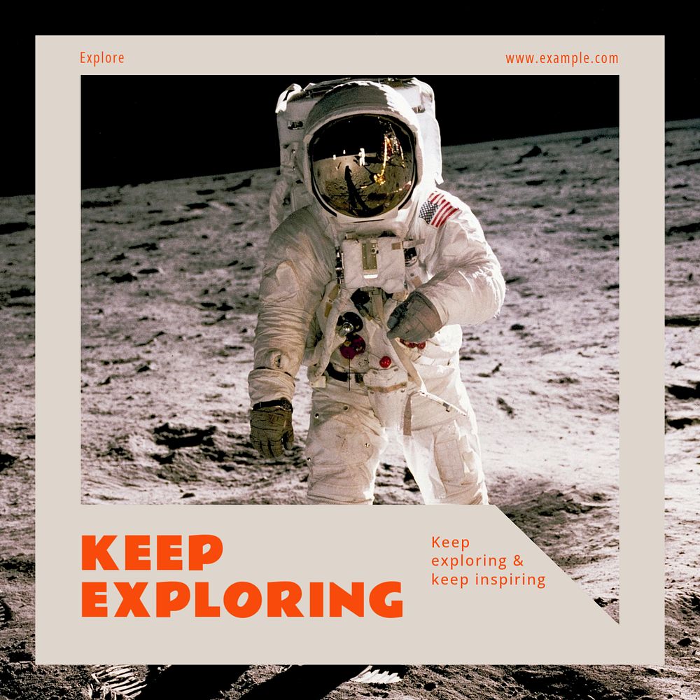 Keep exploring Instagram post template, editable design