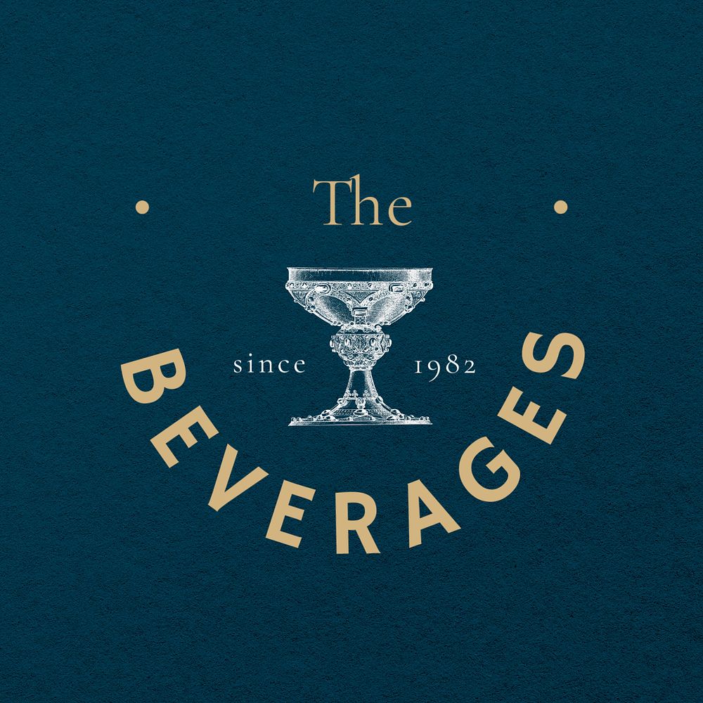 Restaurant & bar editable logo template