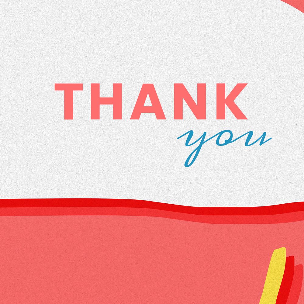 Thank you Instagram post template, editable carousel design