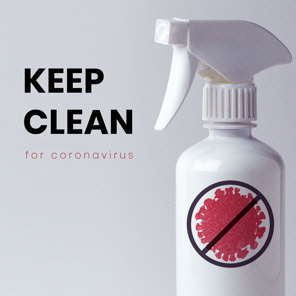 Keep clean Instagram post template, editable design