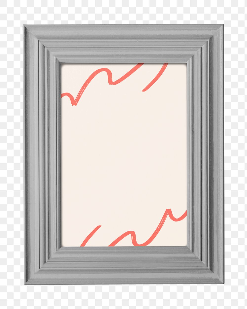 Classic frame mockup element, editable design