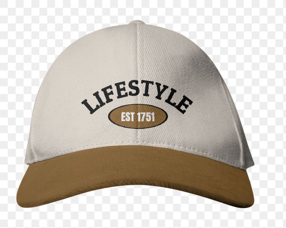 Beige cap mockup element, editable apparel & fashion