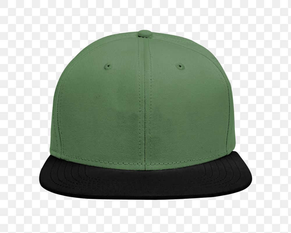 Green cap mockup element, editable apparel & fashion