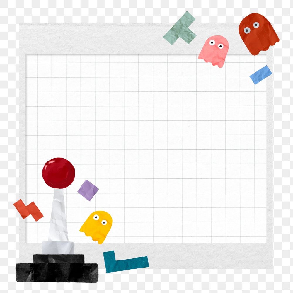 Game frame sticker, grid design