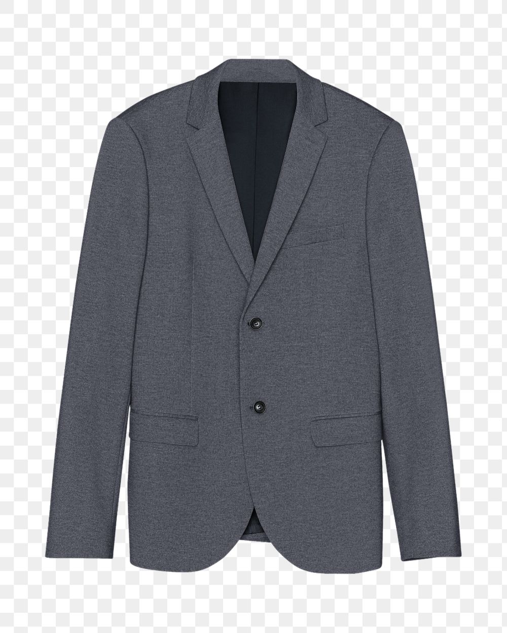 Men's gray suit mockup element, business attire editable design