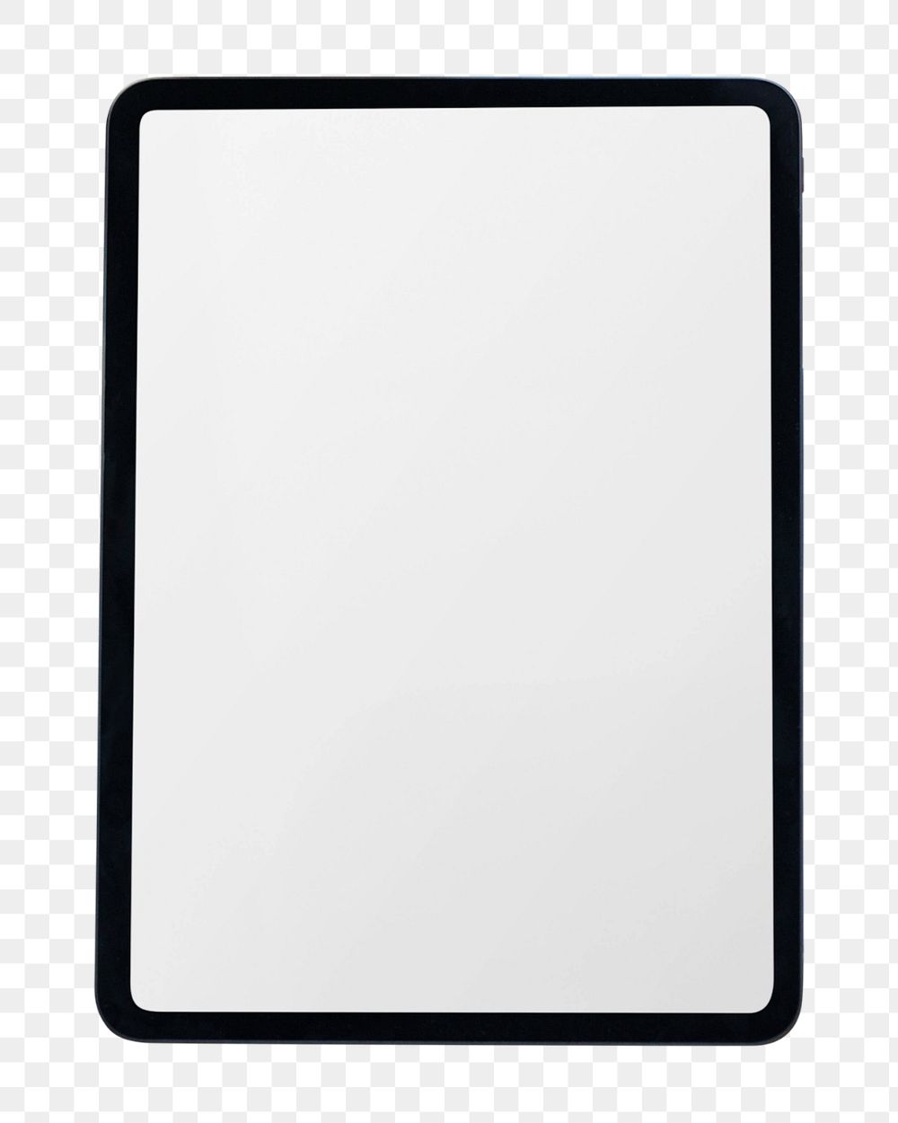 Tablet png mockup element, editable screen design