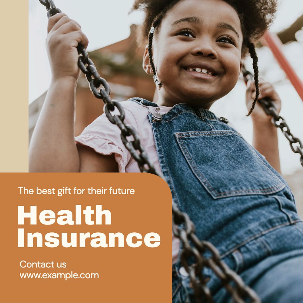 Health insurance Facebook post template