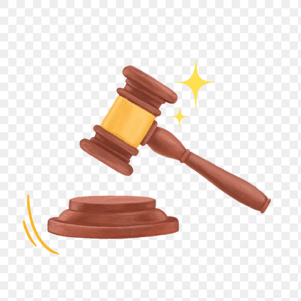 Law justice png element, aesthetic illustration, editable design