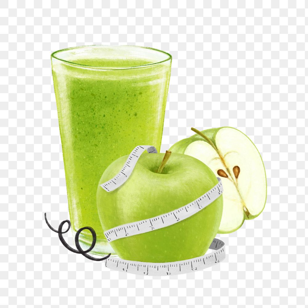 Apple juice png element, aesthetic illustration, editable design