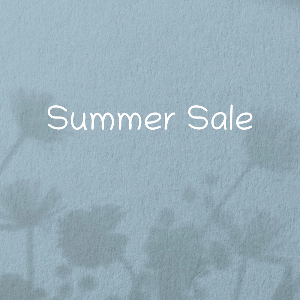 Summer sale Instagram post template, editable text