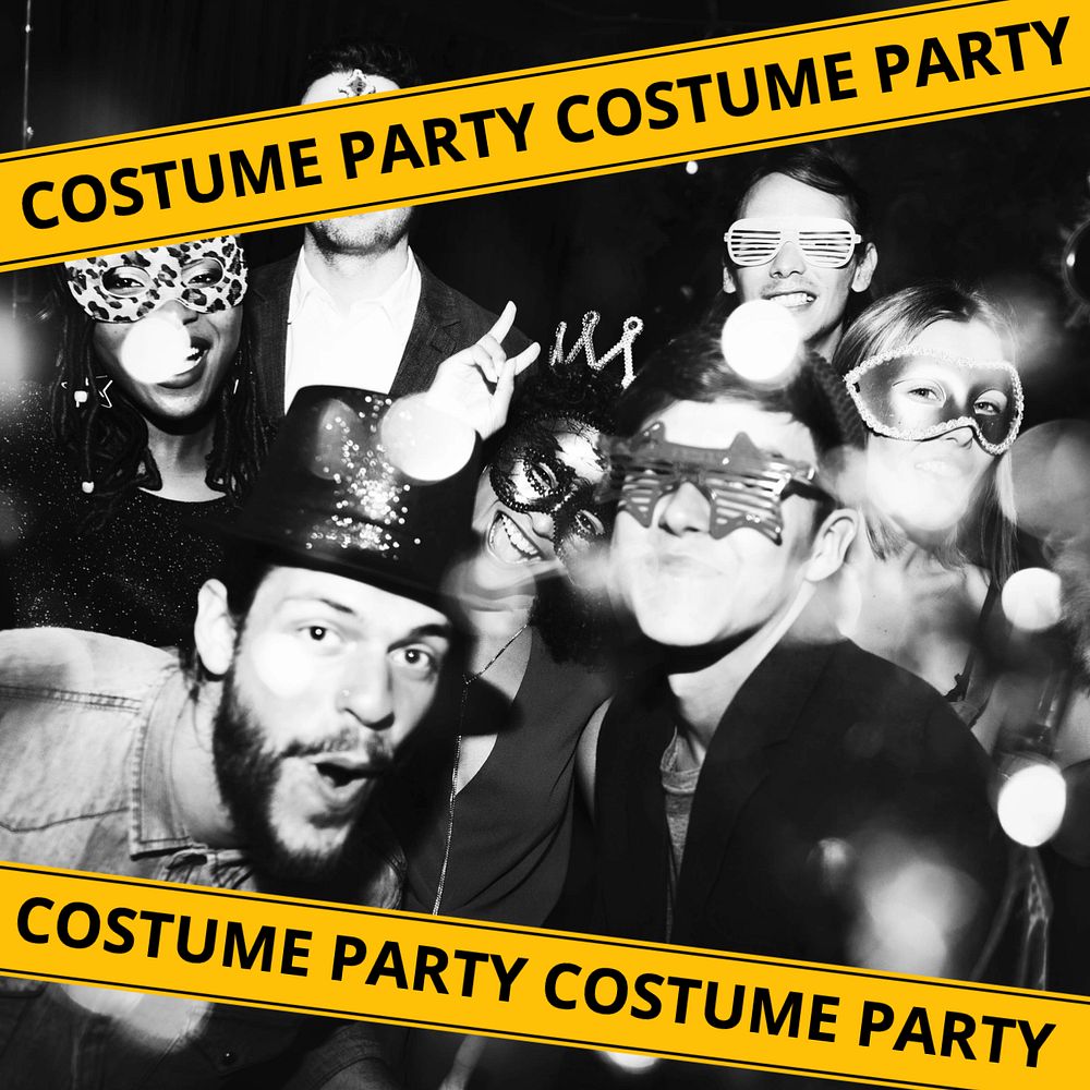 Costume party Instagram post template