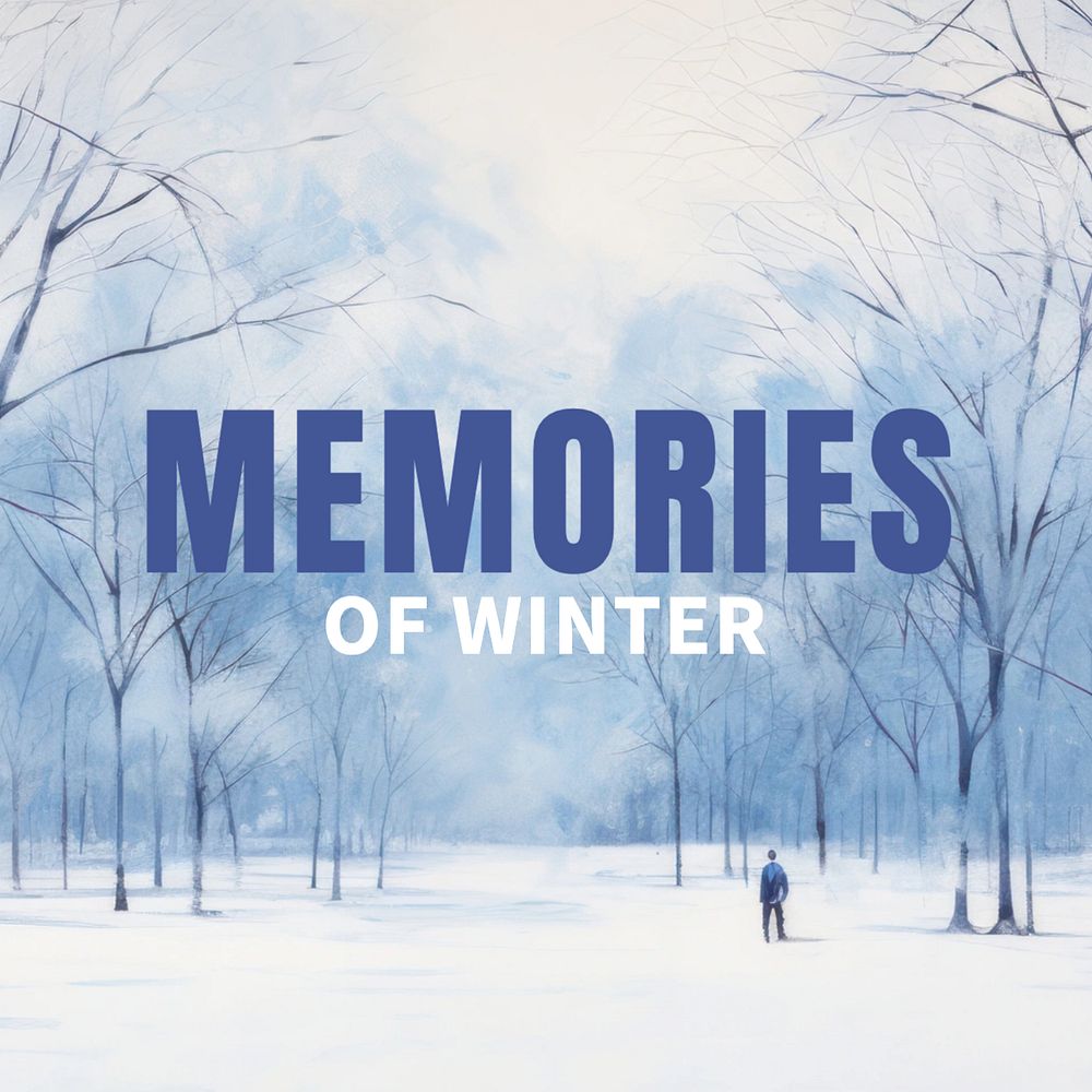 Winter memories Instagram post template