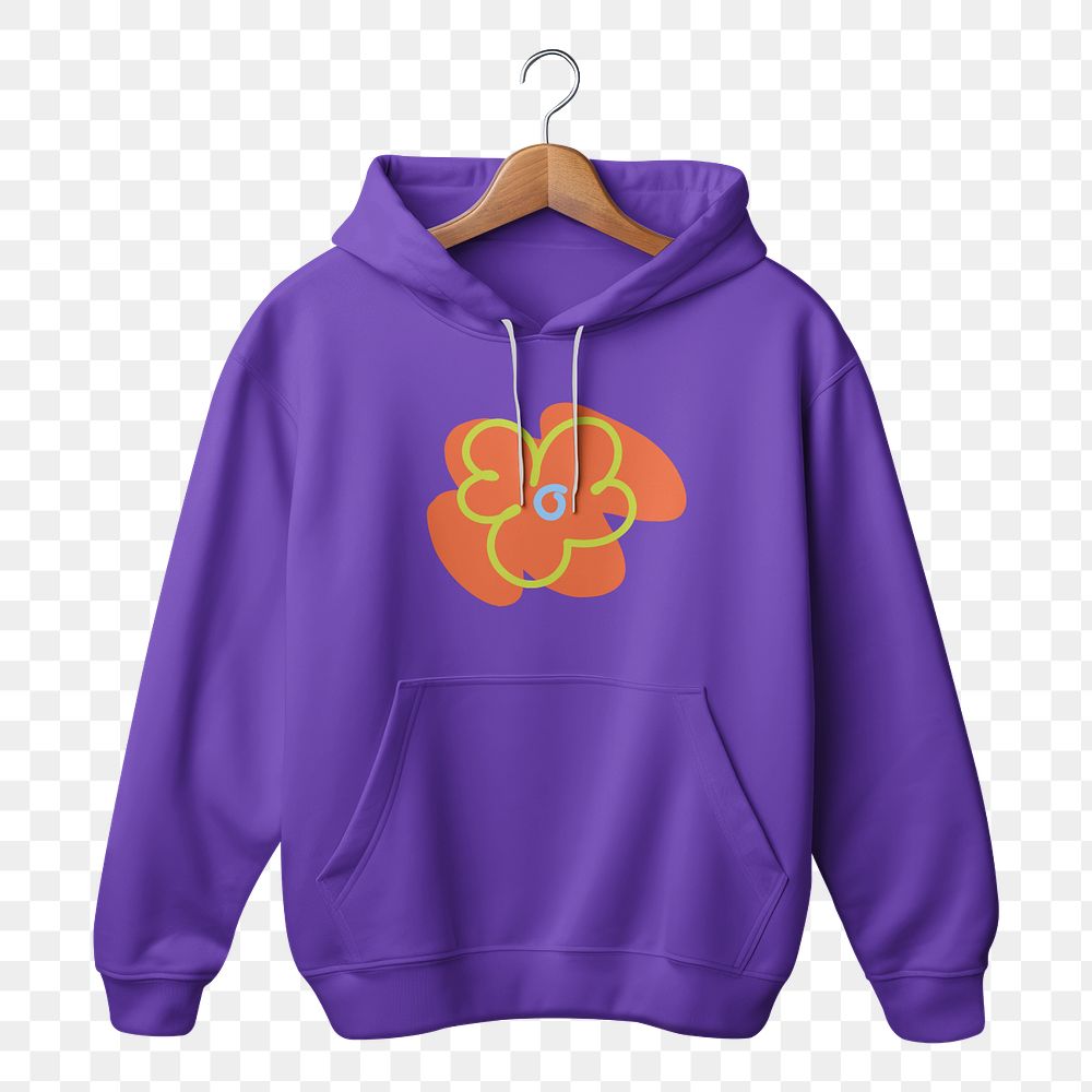 Basic hoodie, fashion apparel mockup