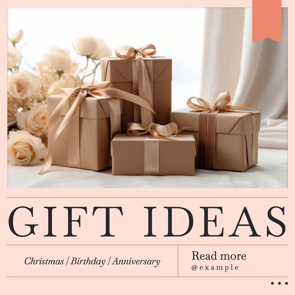 Gift ideas Instagram post template