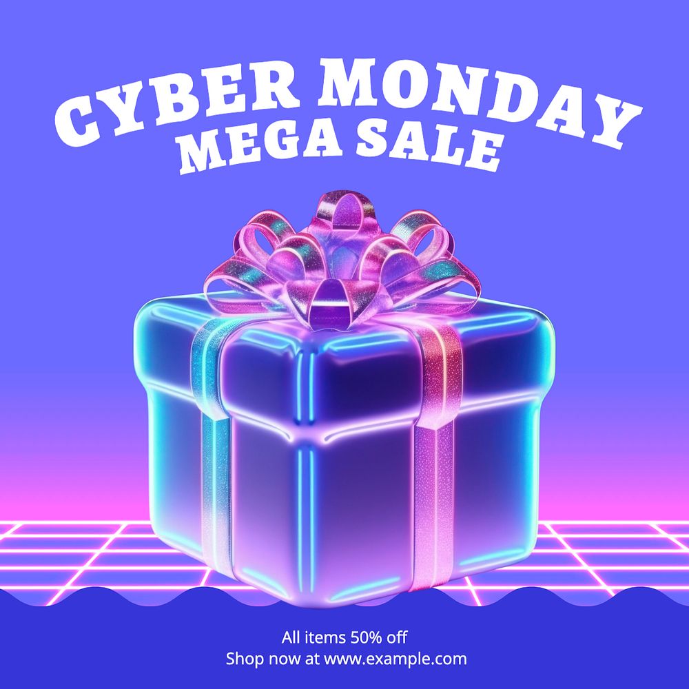 Cyber Monday Instagram post template