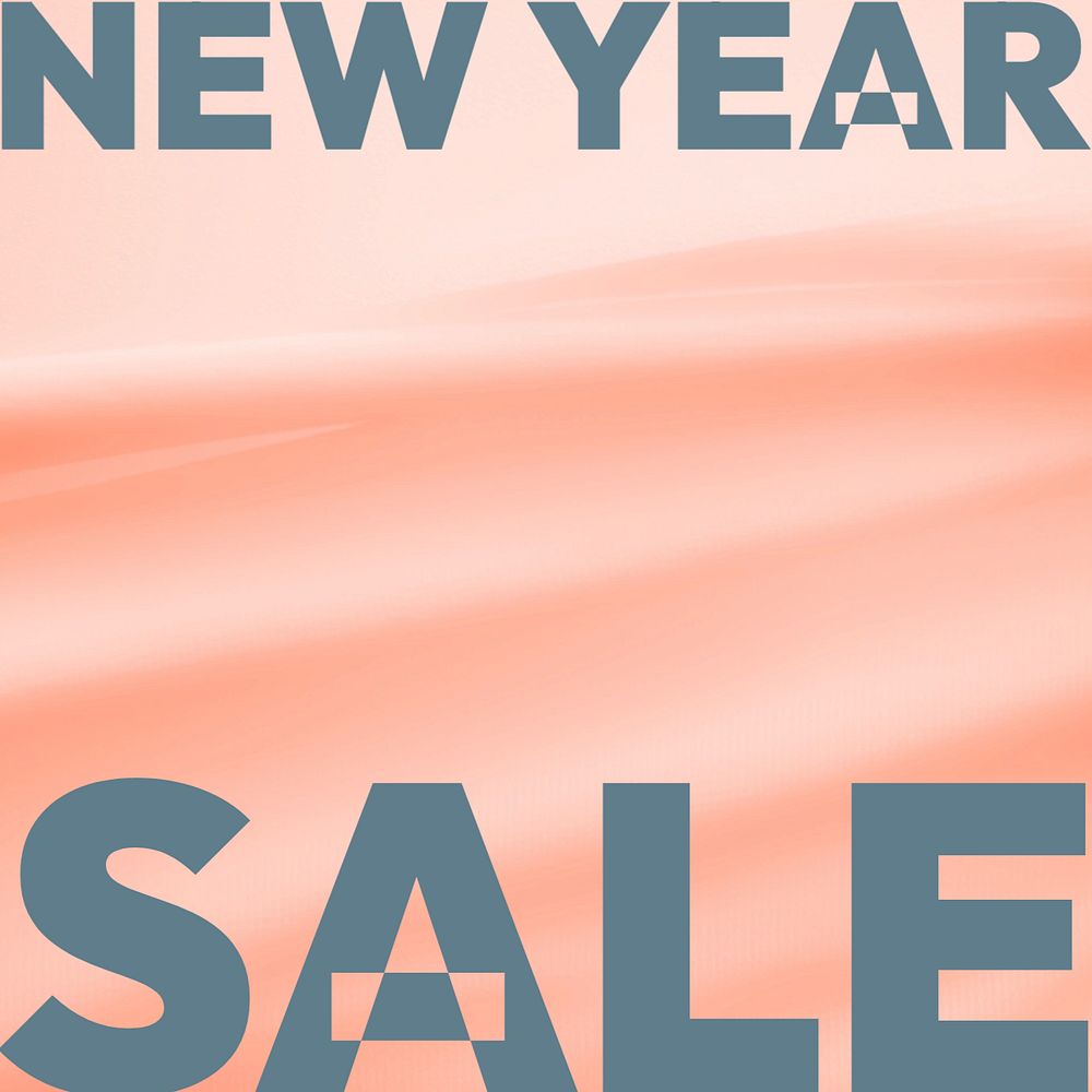 New Year sale Instagram post template